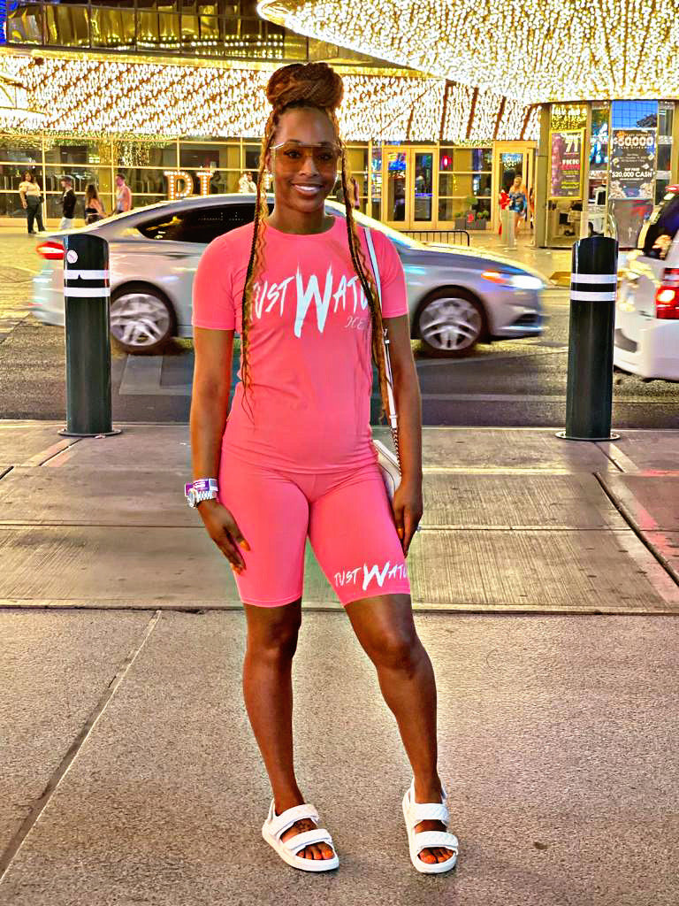 Women Biker Short Set